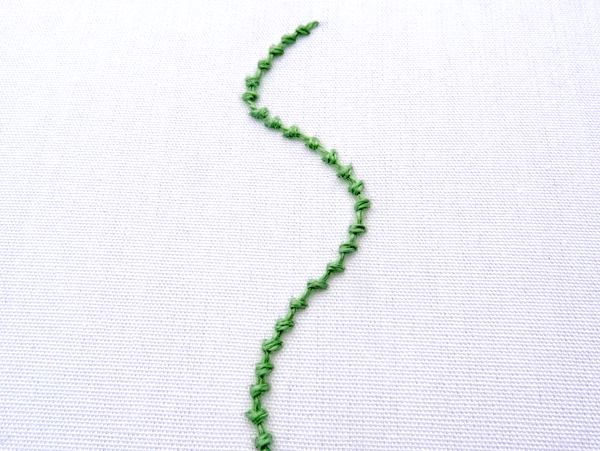 Coral Stitch Embroidery Tutorial
