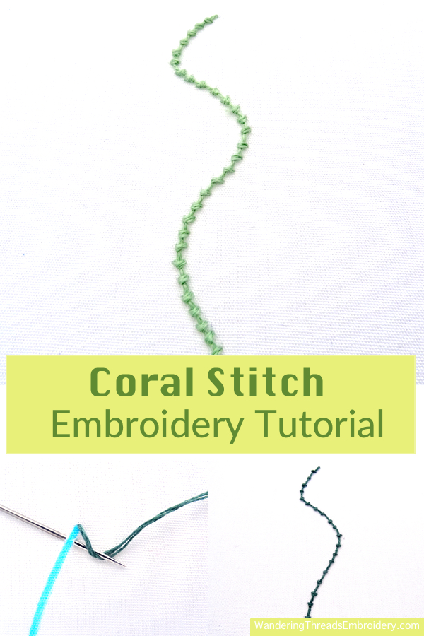Coral Stitch Embroidery Tutorial