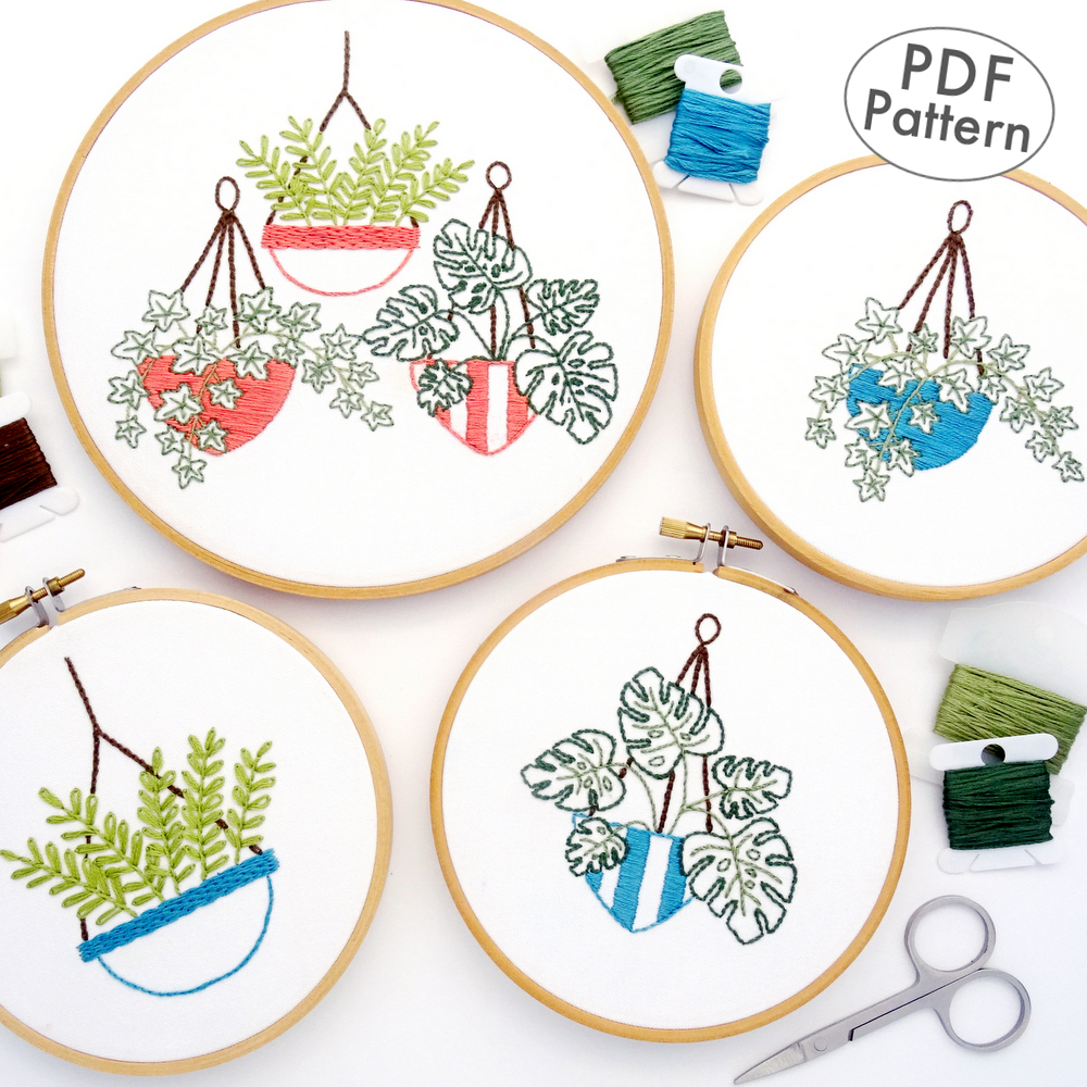 Plant embroidery discount