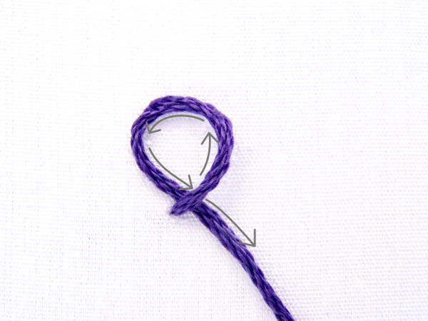 Peking Knot Stitch Tutorial