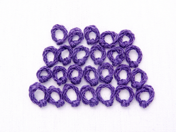 Peking Knot Stitch Tutorial