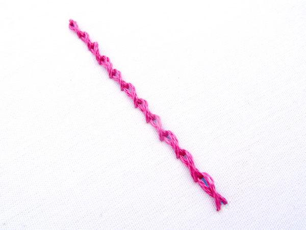 Twisted Chain Stitch Embroidery Tutorial