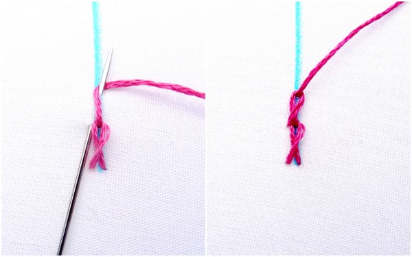 Twisted Chain Stitch Embroidery Tutorial