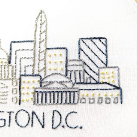 washington-skyline-hand-embroidery-pattern