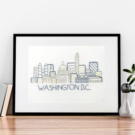 washington-skyline-hand-embroidery-pattern