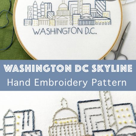 washington-skyline-hand-embroidery-pattern