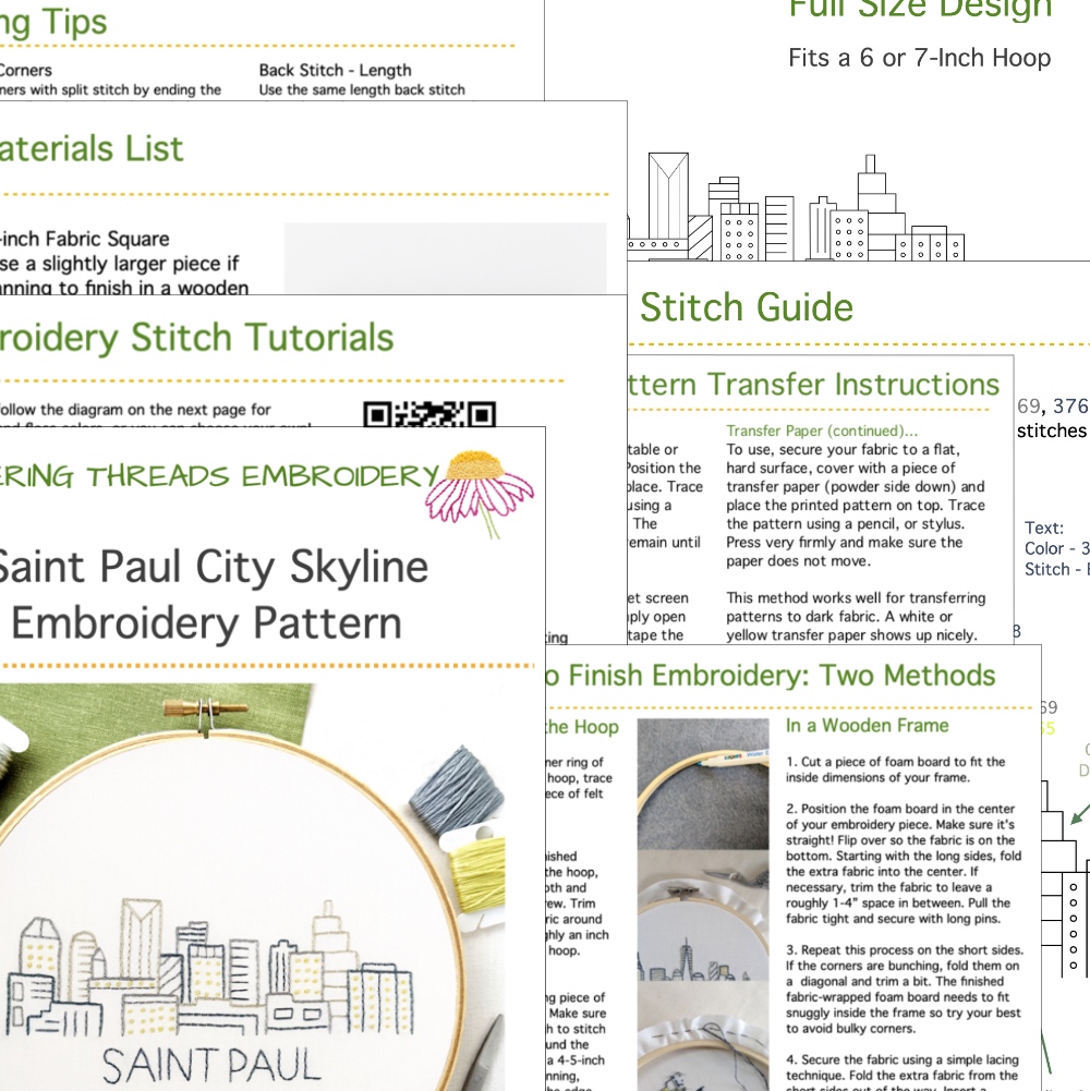 St Paul City Instructions (square)