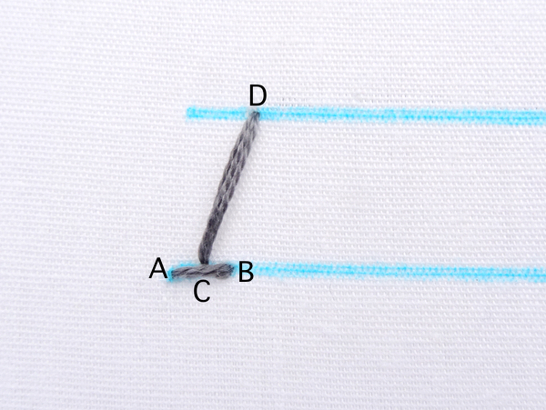 Chevron Stitch Embroidery Tutorial