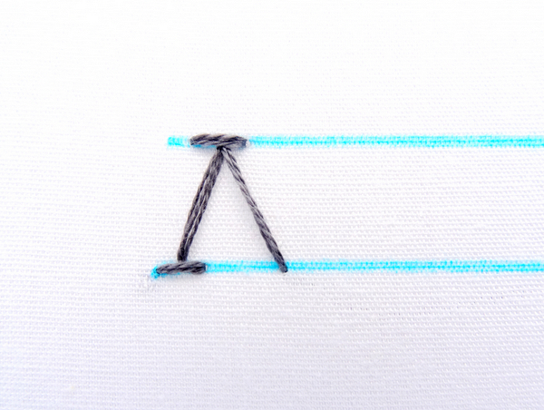 Chevron Stitch Embroidery Tutorial