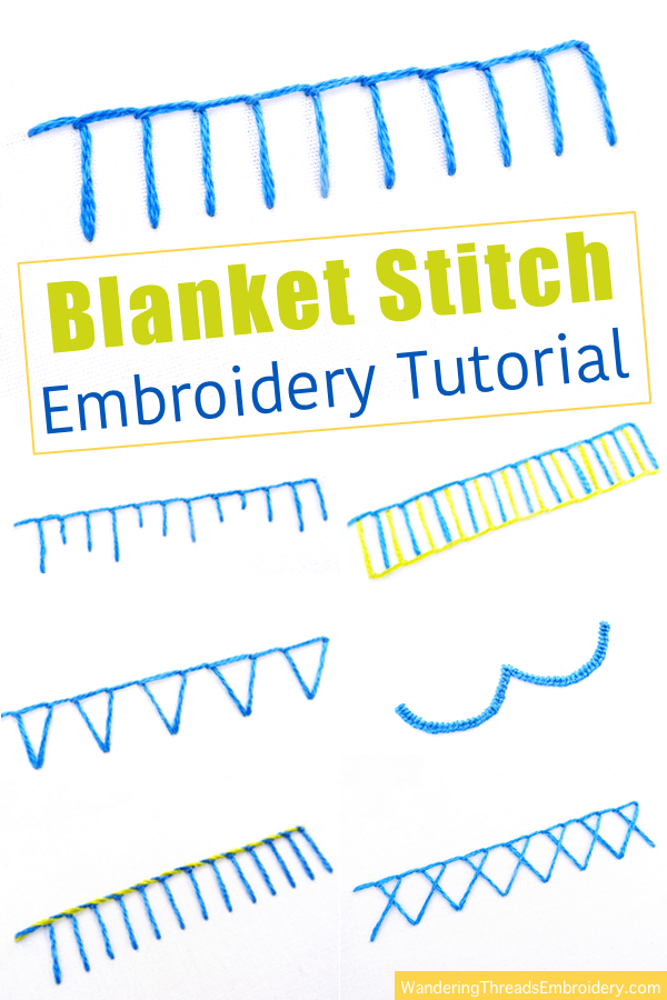 Blanket Stitch Embroidery Tutorial