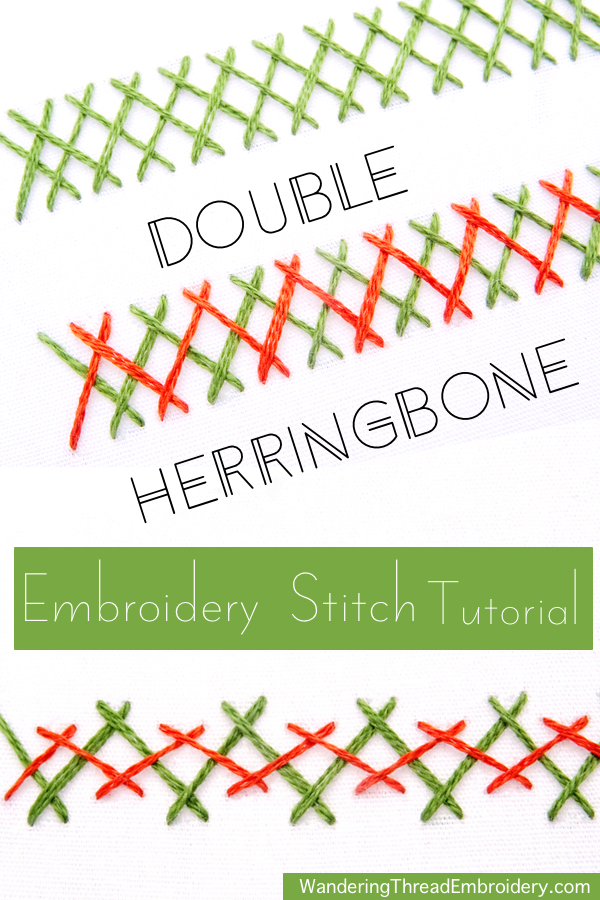 Double Herringbone Stitch Tutorial