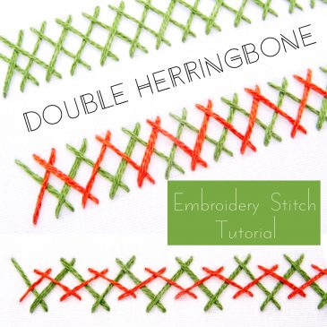 Double Herringbone Stitch Tutorial