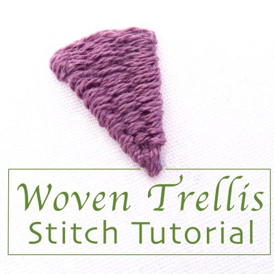 Woven Trellis Stitch Tutorial