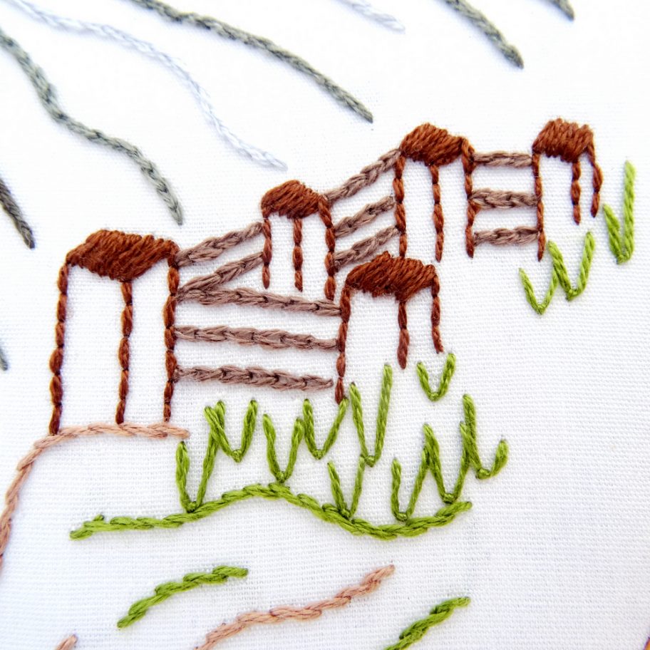 Black Canyon of the Gunnison National Park Hand Embroidery Pattern