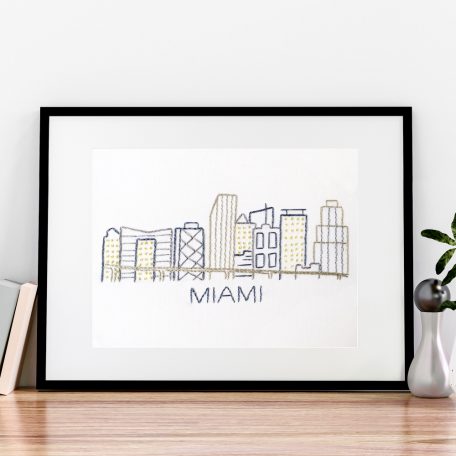 miami-city-skyline-hand-embroidery-pattern