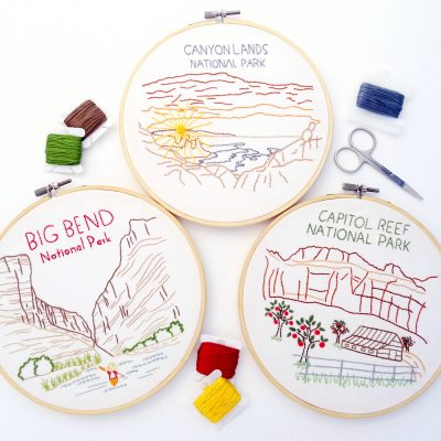 National Park Embroidery Pattern Book {Volume 3}