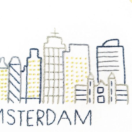 amsterdam-city-skyline-hand-embroidery-pattern