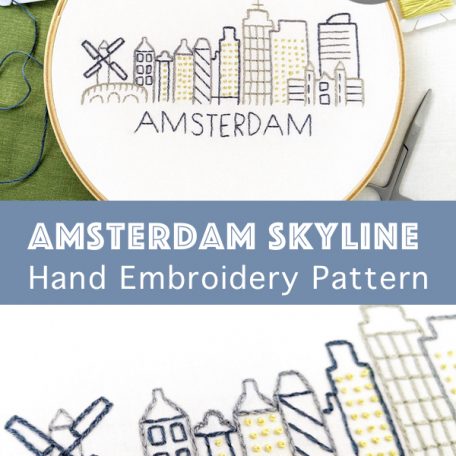 amsterdam-city-skyline-hand-embroidery-pattern