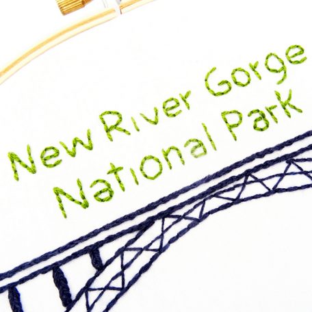 new-river-gorge-national-park-hand-embroidery-pattern