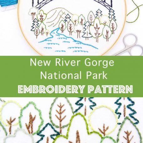 new-river-gorge-national-park-hand-embroidery-pattern