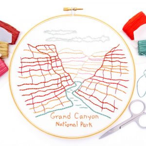 Grand Canyon National Park Hand Embroidery Pattern