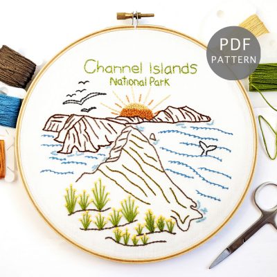 Channel Islands National Park Hand Embroidery Pattern