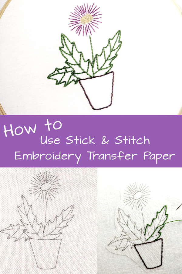 Stick and Stitch Hand Embroidery Patterns Botanical Embroidery