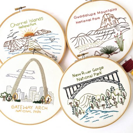 National Park Hand Embroidery Book Volume 4