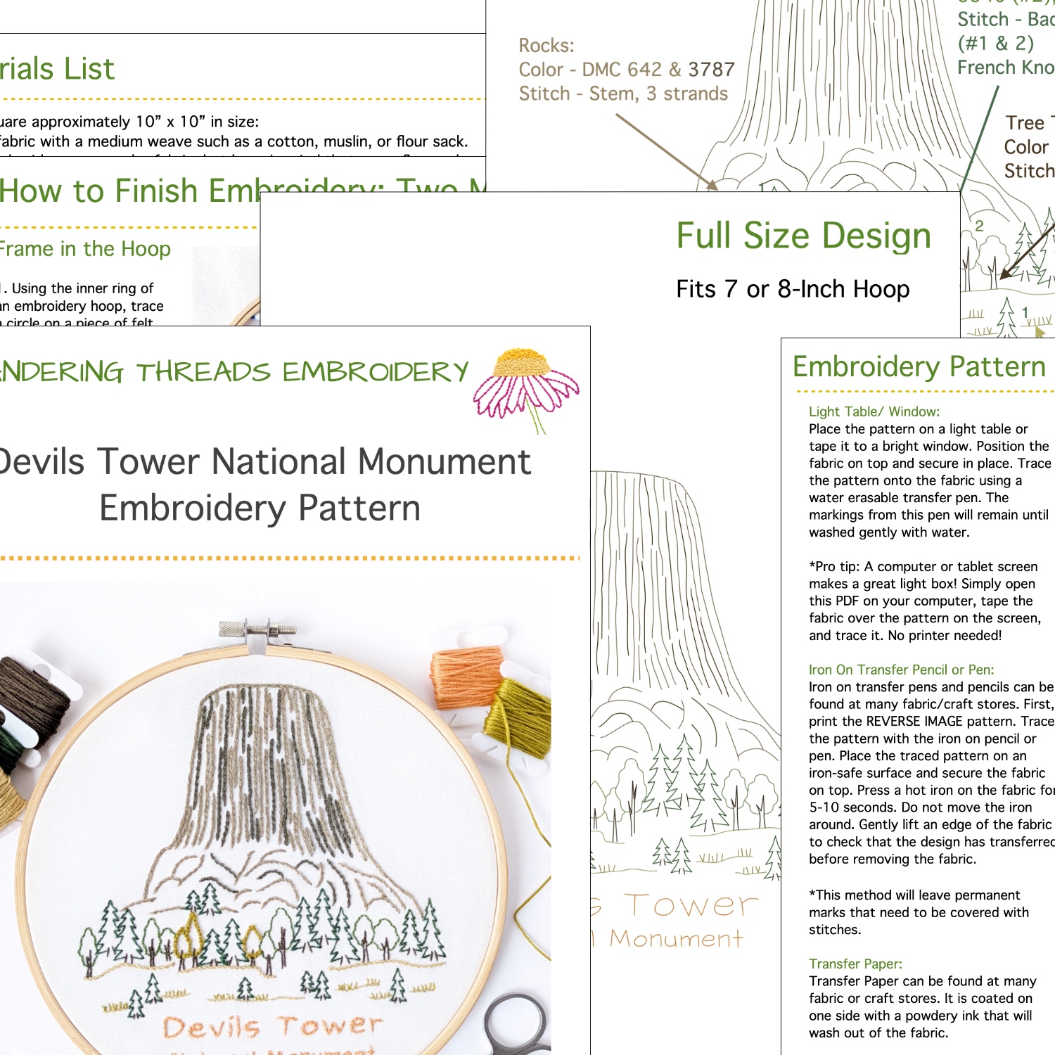 Devils Tower- Instrucitons (square)